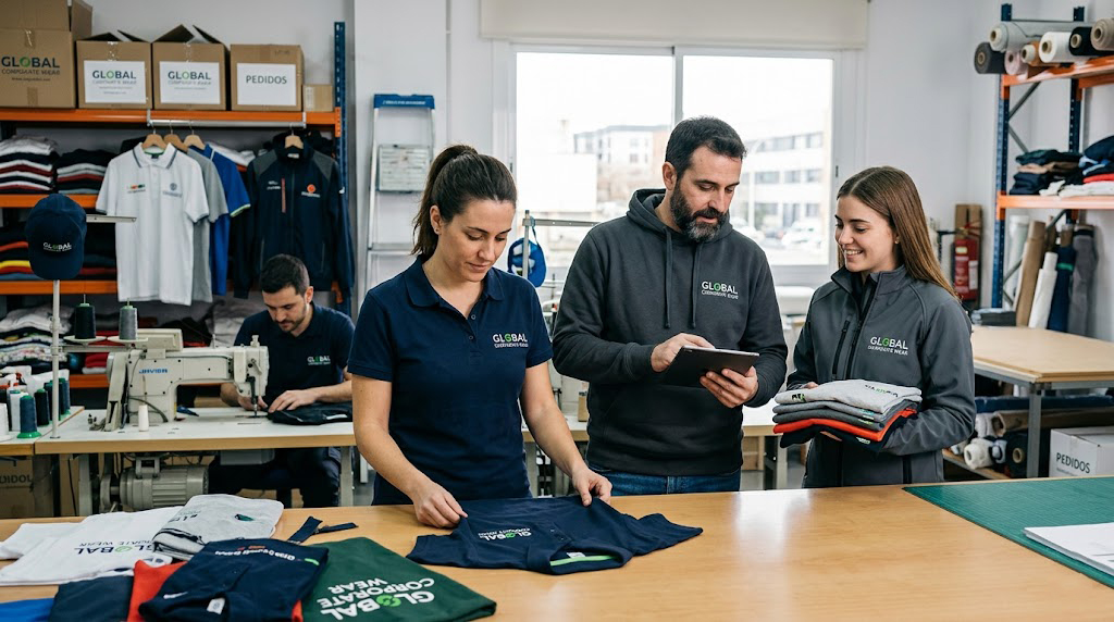 Uniformidad profesional para empresas, equipos y colectivos