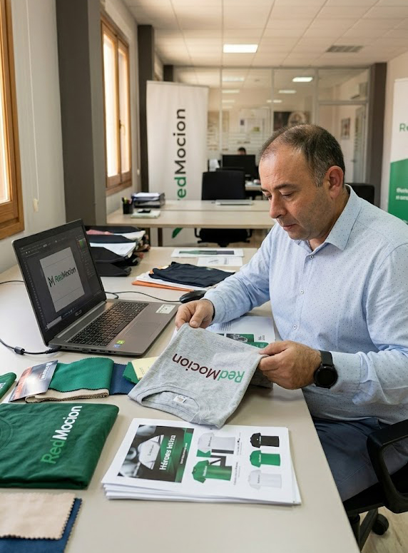 Fran Vicente en un contexto real de trabajo en RedMocion