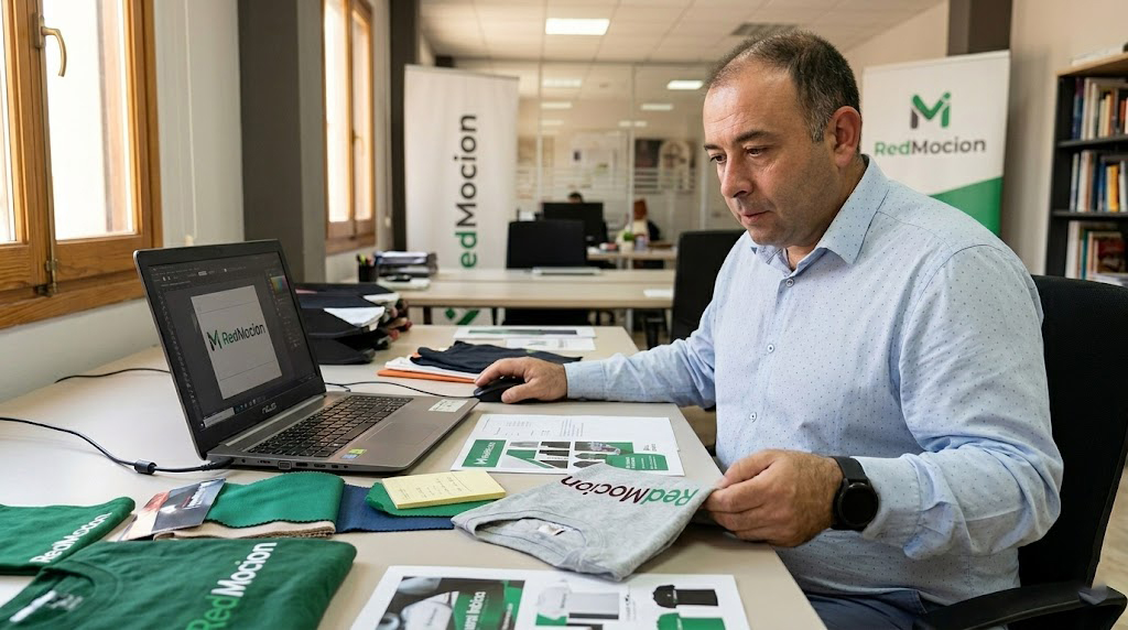 Fran Vicente en contexto real de trabajo en RedMocion